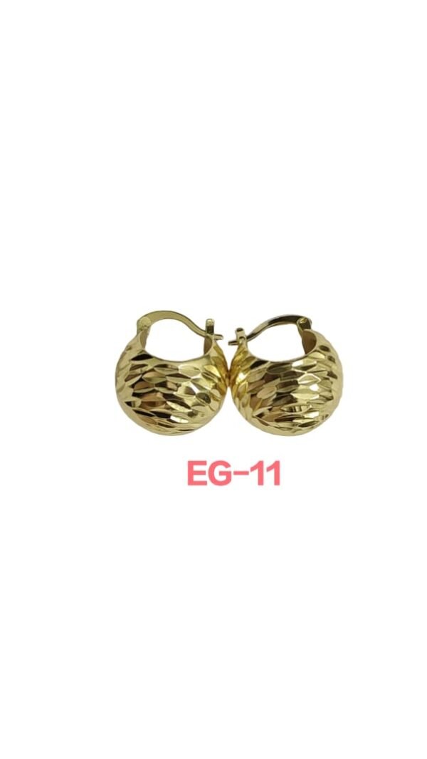 Golden Basket Hoops