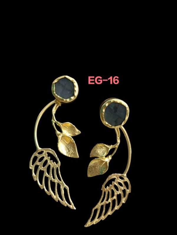 Golden Leafwing Earring
