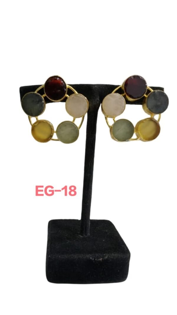 Multi-Stone Semi-Precious Earring