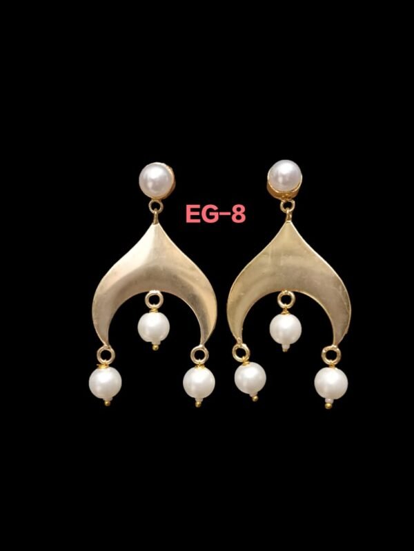 Pearl Drop Dangle Studs Earring
