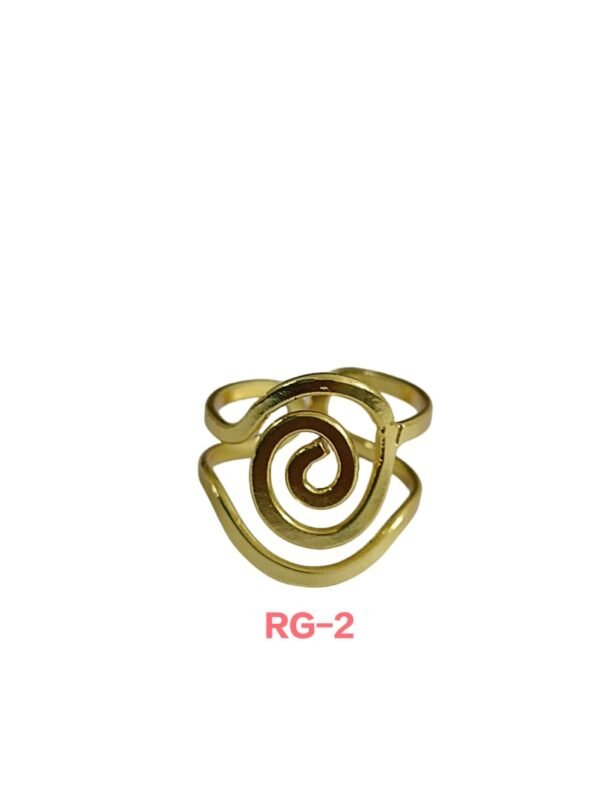 Spiral Design Adjustable Ring