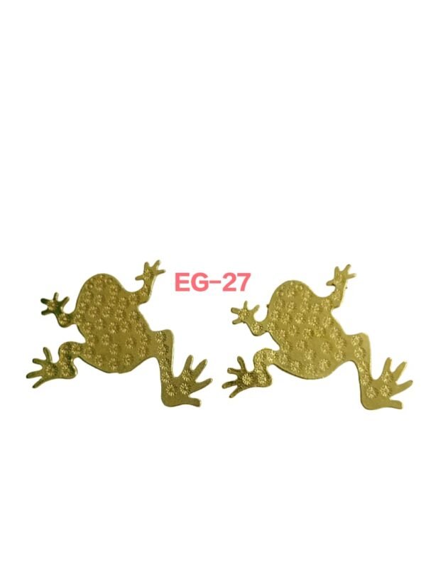 Frog Silhouette Earrings