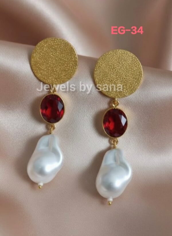 Pearl Gemstone Earring